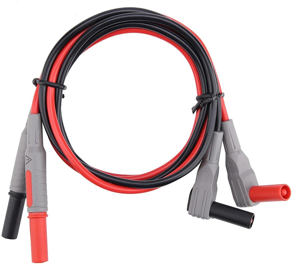 Multimeter Meetsnoeren Set - Testkabels Sondekabels - Elektrische Metingen - Hoge Geleidbaarheid Koper - 1 M Kabel - Zwart