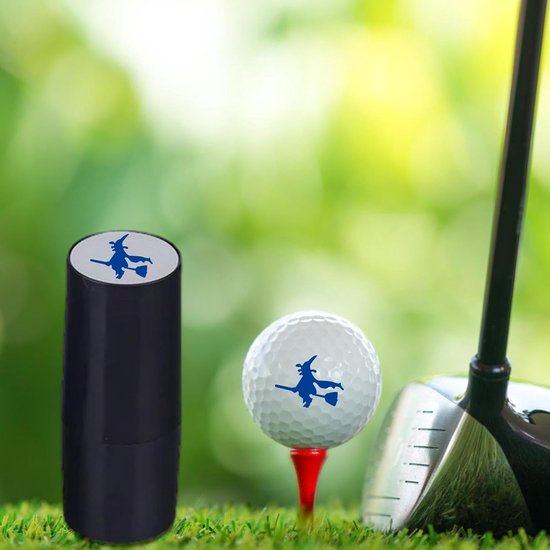 Golfbal Stempel - Marker Pen - Golfbaan Identificatie - Sneldrogende Inkt - 0.9 cm Afdruk - Zwart — afbeelding 2