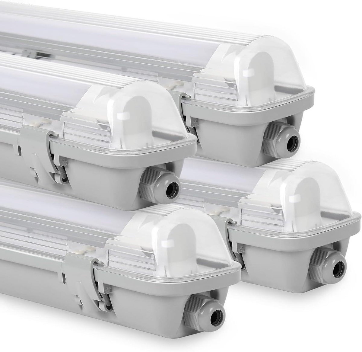 LED Vochtige Ruimte Lamp - Werkplaatslamp Buis - Werkplaats Verlichten - IP65 Waterdicht - 150 cm - Koud Wit