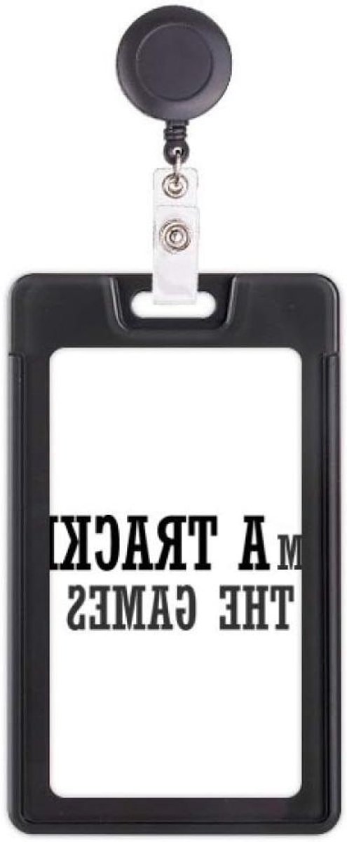 Badgehouder met Badge Reel - Naamkaart Sleeve - Identificatie Tonen - Intrekbaar Koord - 10.4 x 6.2 cm - Niet gespecificeerd