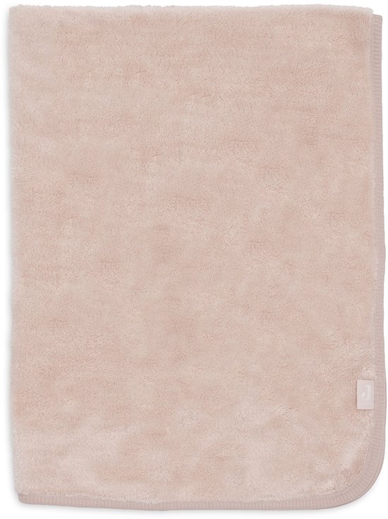 Jollein Couverture Bébé Berceau 75x100cm Basic Sherpa/Jersey Silk Rose