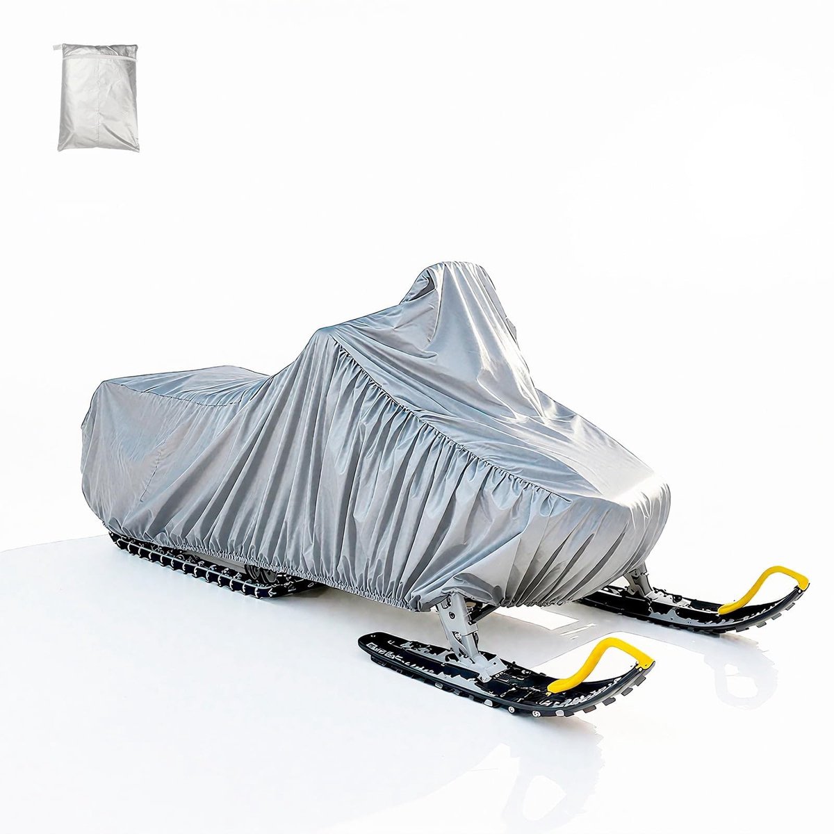 Dailygoods- Sneeuwmobiel Afdekking Waterdicht - Afdekzeil - Beschermhoes - Outdoor - UV-Stofbescherming - 368 x 130 x 122 cm - Sneeuwscooterhoes