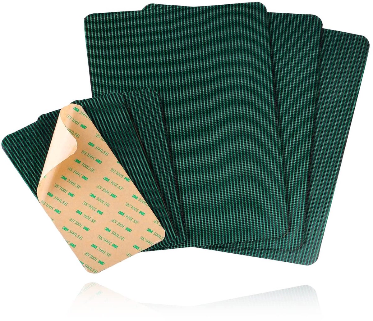 Dailygoods- Reparatie Patches 6st - Zelfklevend - Zwembadafdekking - Veiligheidsafdekkingen - Gevlochten Materiaal - 10x20cm/20x30cm