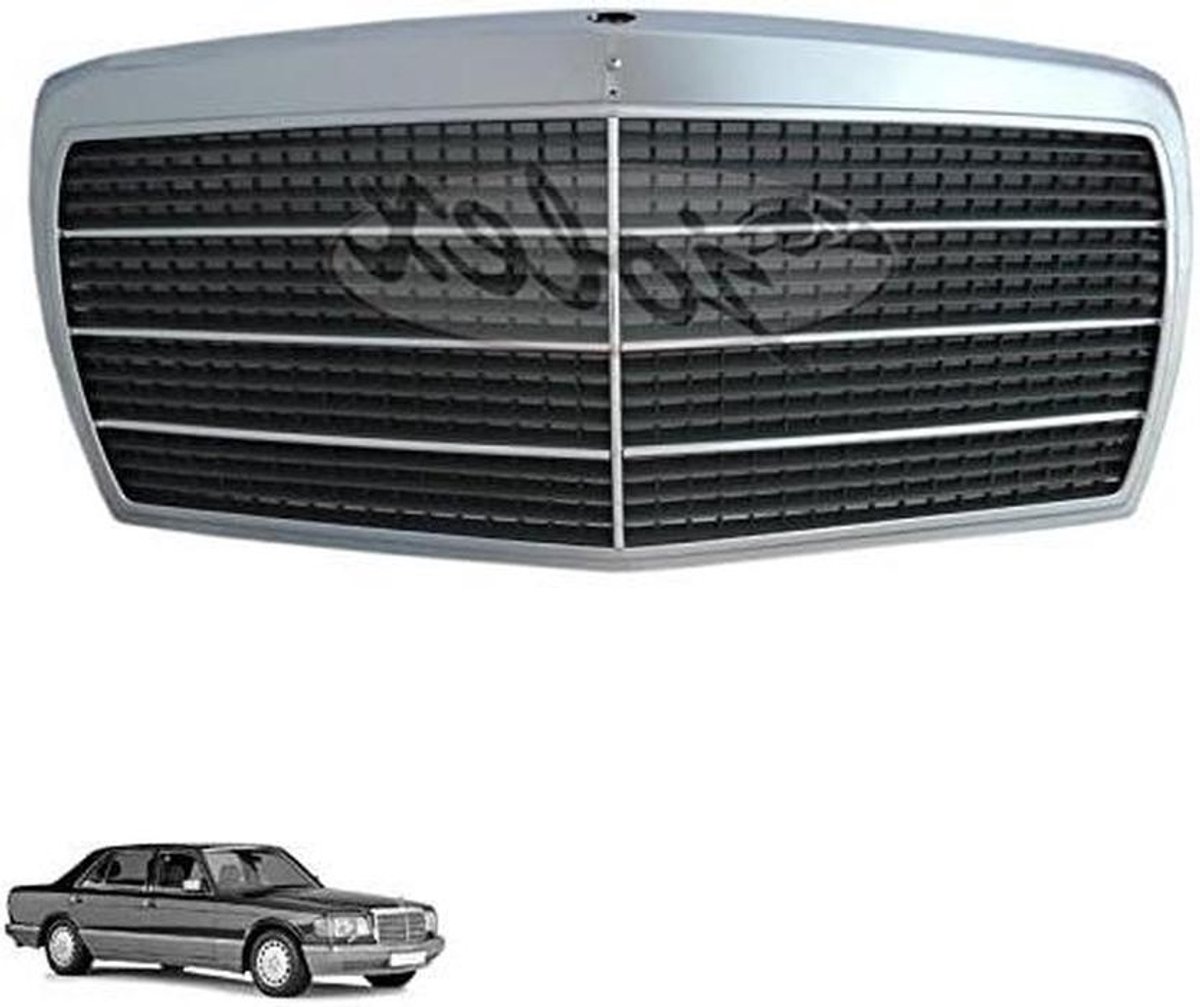Radiator Grille - Front Grille Grill - Auto Onderdelen - OEM Kwaliteit - W126 1980-1991 - Chroom