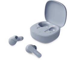 PHILIPS TAT2100LB/00 - True Wireless Oordopjes - Bluetooth 6.0 - 36 Uur Accuduur - 4 Microfoons - SecureFit Pasvorm - IPX4 - Multipoint - Licht Blauw