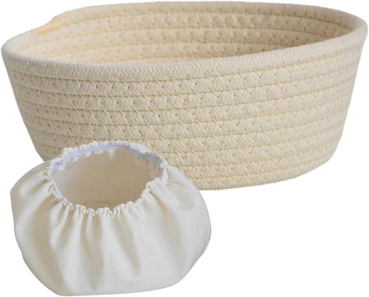 Handgemaakte gaarmand - Brood mand - Deeg laten rijzen - Ademend touw ontwerp - 20 cm breed - Niet gespecificeerd