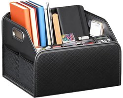 Kofferbak Organizer - Laadruimte Tas - Auto Opbergen - Opvouwbaar Met Handvatten - 32.5x27.5x24cm - Zwart