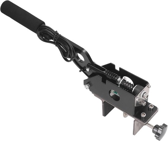 Universele Handrem - Race Simulator - Sim Racing - Verstelbare Hoogtehoek - CNC Aluminium - Zwart van universele — afbeelding 5