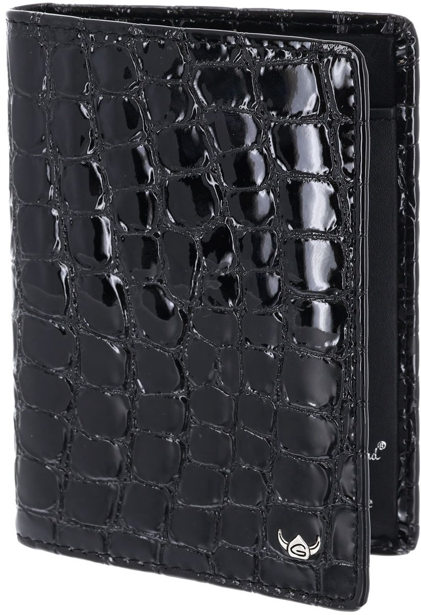 Golden Head Leren identiteitskaarthoesje Cayenne RFID Protect Ausweisetui 4480 Schwarz zwart