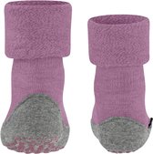 FALKE Cosyshoe Minis Noppen op de zool wol huissokken kinderen roze - maat 27-28