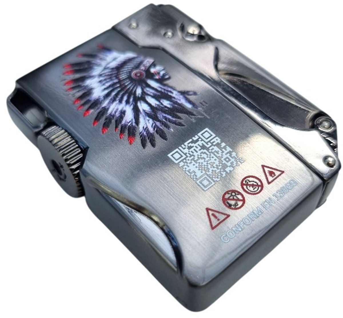 AKULAMATATA EagleFire Windproof Jet Flame Lighter - Flint Wheel - Metal Body