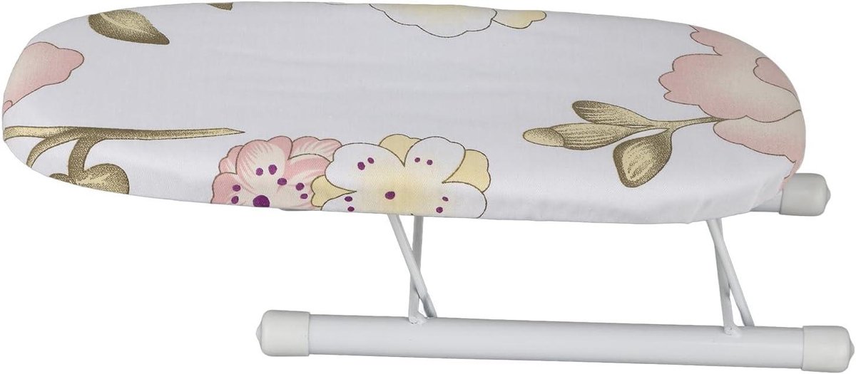 Mini strijkplank - Opvouwbaar tafelmodel - Kleding verzorgen - Compact en draagbaar - 27x11x4 cm - Pioen