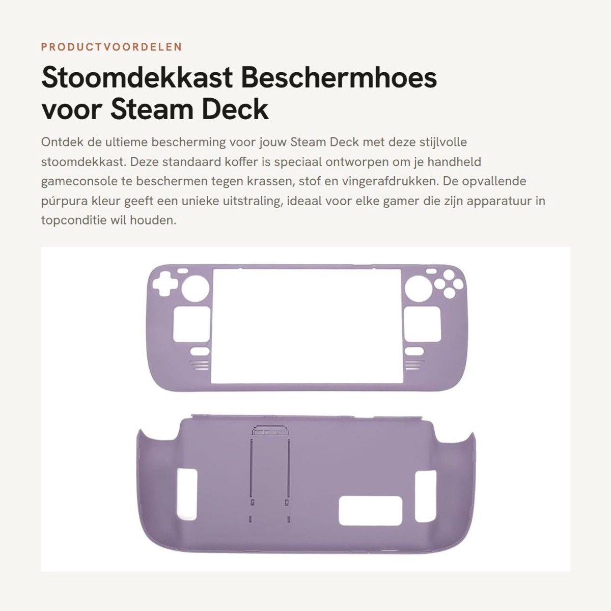 Dailygoods- Stoomdekdraagtas - Standaardkoffer - Beschermhoes - PC Materiaal - 302x120x42mm - Compatibel met Steam Deck - Gamingtas