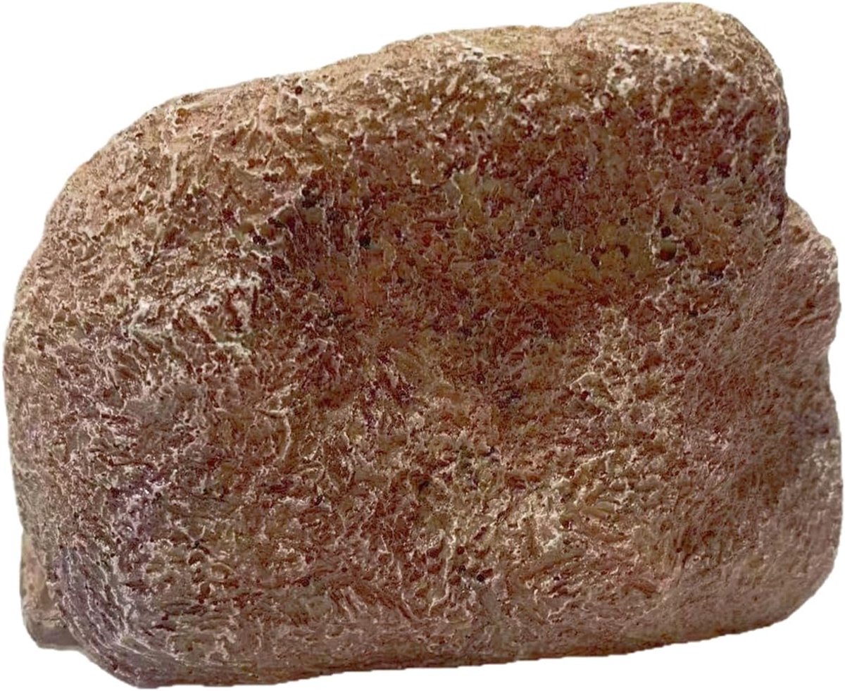 Nep steen kluis - Sleutel opslag - Buiten opbergen - Waterdichte constructie - 7.5 x 8 x 7.5 cm - Grijs