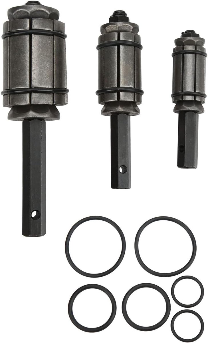 Uitlaat Expander Set - Pijp Verbreders - Auto Reparatie - Universele Pasvorm - 3 Delig - Metaal