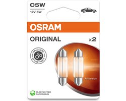 Osram Oryginal C5W - Voertuigverlichting - OEM Kwaliteit - Milieuvriendelijke Verpakking