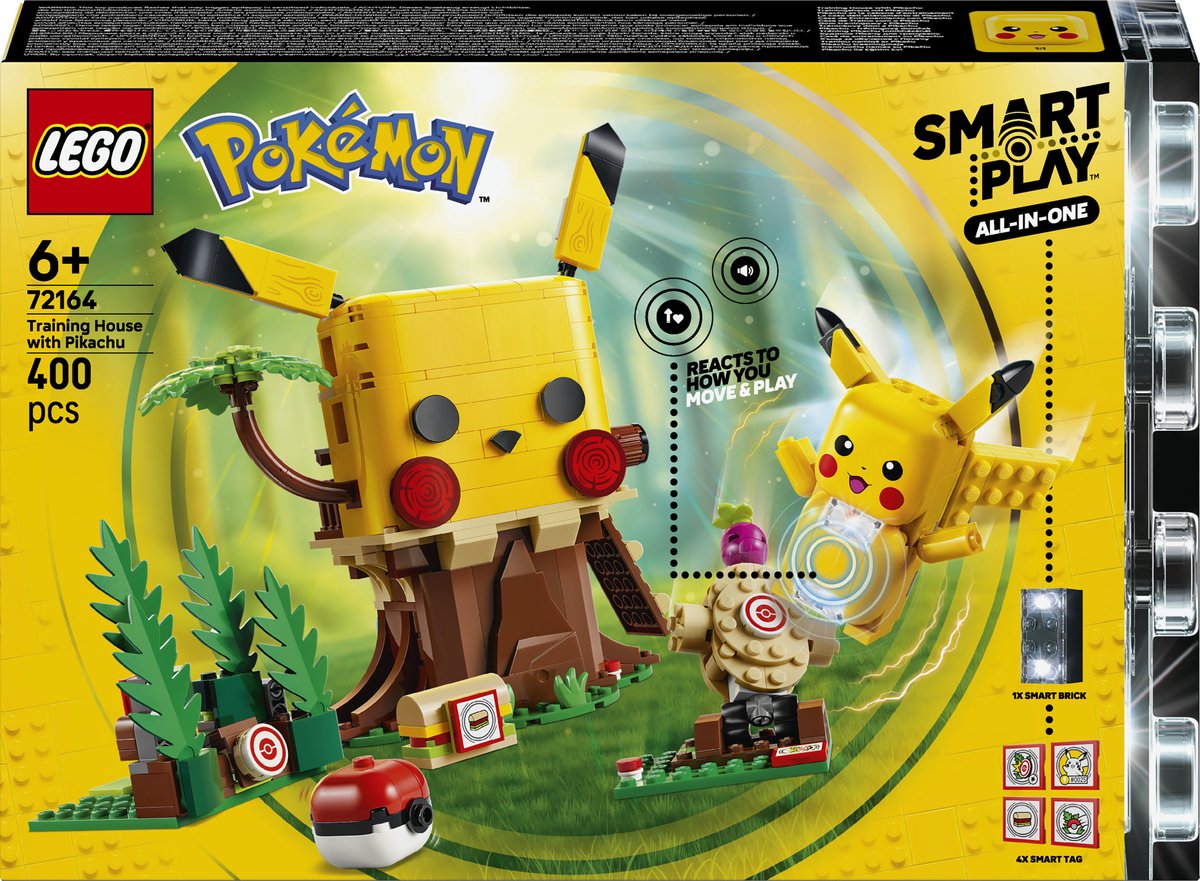 LEGO Pokémon SMART Play: Trainingshuis met Pikachu - 72164