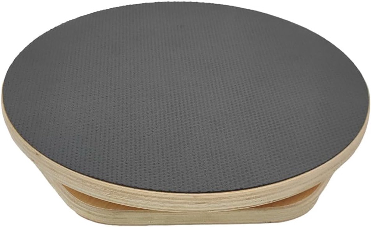 Buik-tailletrainer - Oefenplank - Fitness training - Antislip ontwerp - 30x30 cm - Houtkleurig