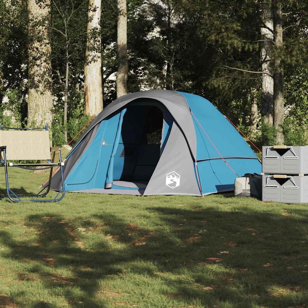 Waterdichte Campingtent - Kampeertent Outdoor - Outdoor Avonturen - Afneembare Buitentent - 263 x 252 x 218 cm - Blauw