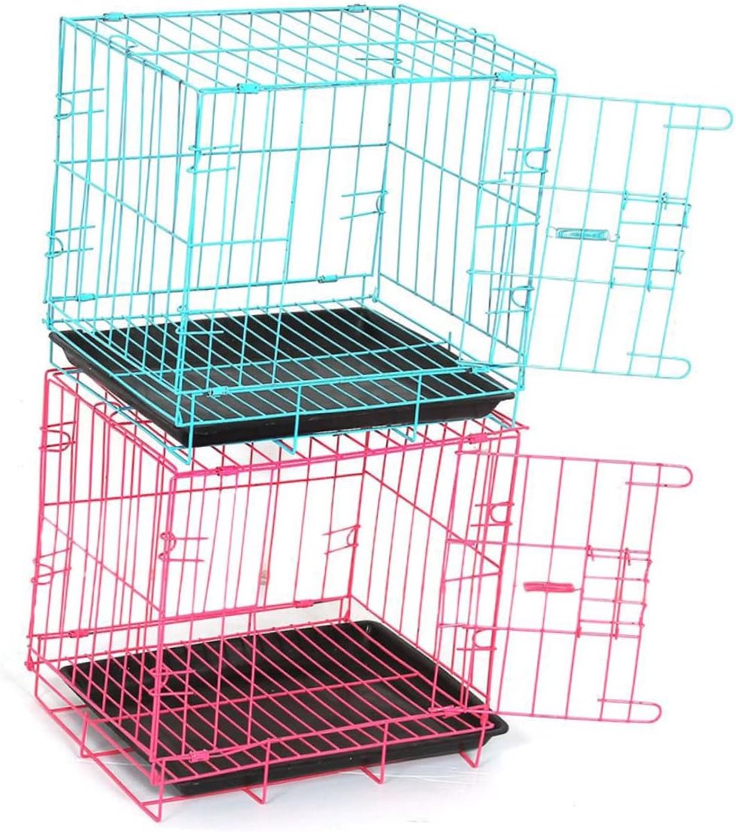 Huisdierenkooi - Draagbare Bench - Veilig Vervoer - Ademende Draadstructuur - 35x34x26 cm - Zoals Afgebeeld