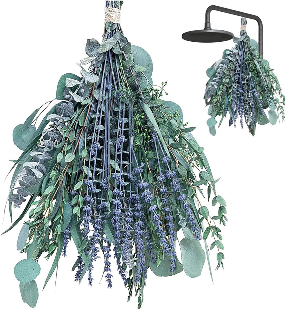Eucalyptus Decoratie - Kunstplanten Takken - Ontspannende Ruimte - Natuurlijke Luchtreiniger - 27 Stuks - Meerkleurig