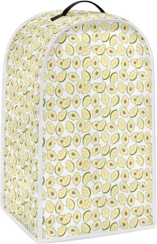 Blenderhoes - Keukenapparaat Cover - Apparaat Beschermen - Spatbestendige Stof - 24 x 18.5 x 40.5 cm - Avocado Patroon — afbeelding 5