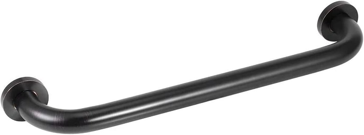 Douchebeugel - Veiligheidsbeugel Bad - Extra Zekerheid - Koperen Constructie - 50 cm - Zwart