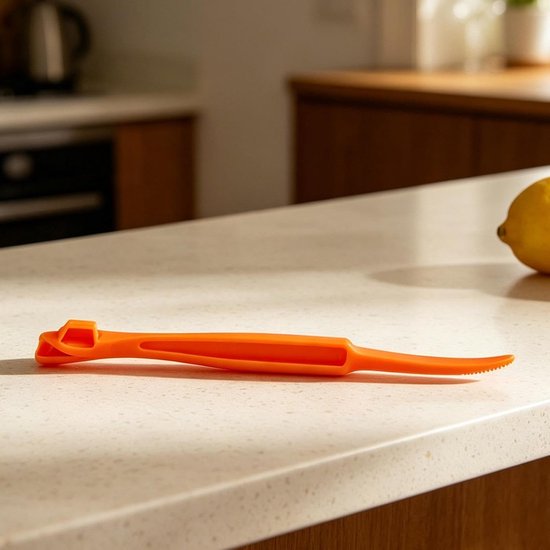 Citrusschiller Hulpmiddel - Fruitsnijder - Makkelijk Schillen - Ergonomisch Gebogen Ontwerp - 158 cm - Niet gespecificeerd — afbeelding 2