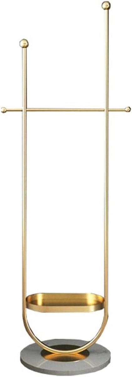 Stabiele Kapstokboom - Hoge Kapstok - Hal Organiseren - Marmeren Basis - 180 cm Hoog - Gee