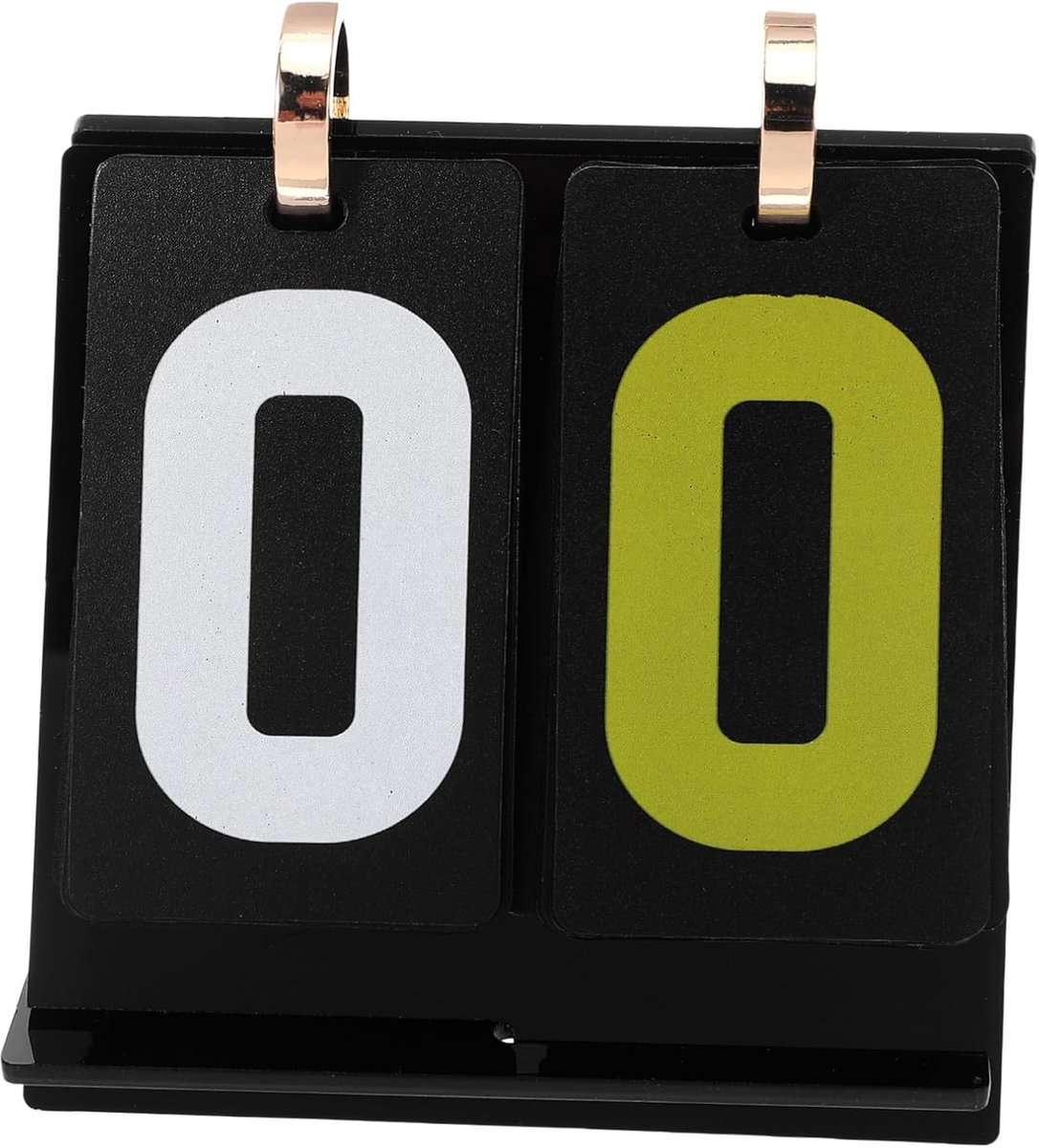 Flip Scorekeeper - Scorebord - Wedstrijd Bijhouden - Lichtgewicht Ontwerp - 11 cm - Multicolor