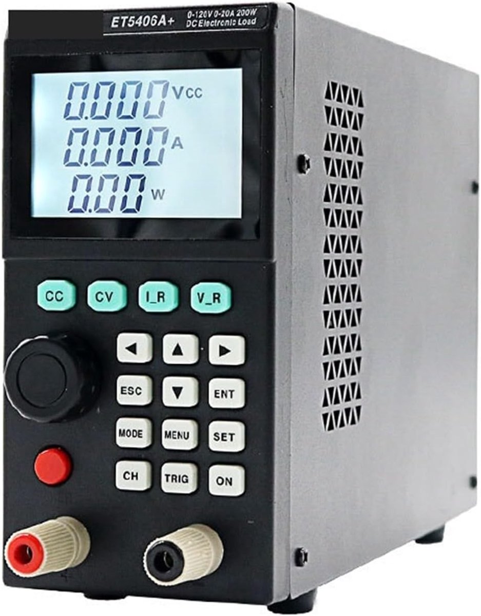 Elektronische Belasting - DC Belasting - Testen Componenten - Programmeerde Modus - 200W - Zwart