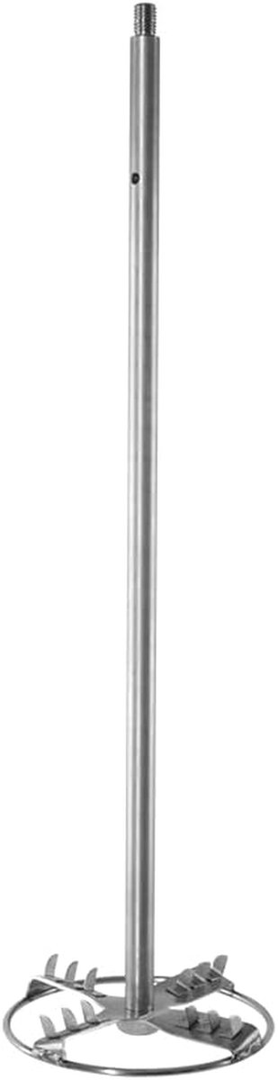 Rvs Roermenger - Gegalvaniseerd Staal - Materiaal Mengen - Sterke Opwaartse Beweging - 160 mm Ø - Zilverkleurig