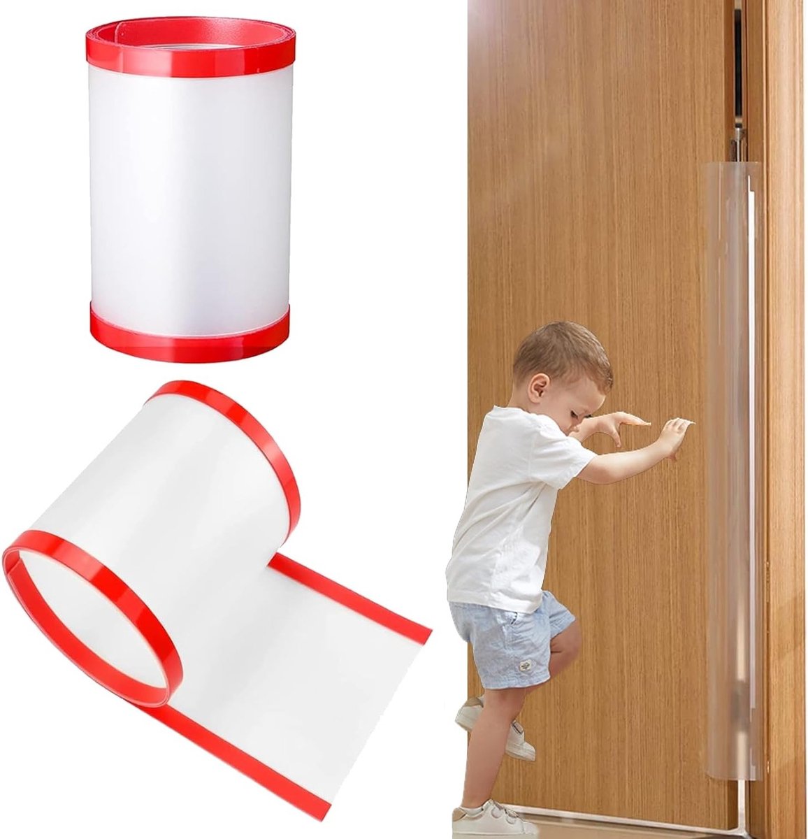 Veiligheidsstrips voor Deuren - Vingerbescherming voor Kinderen, Deurbeveiliging, Voorkom Tussenruimtes en Letsel in Kinderruimtes