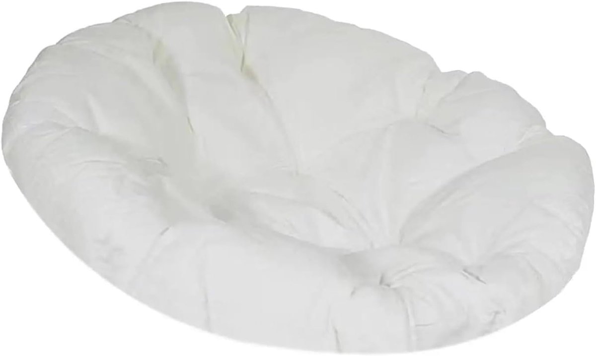 Schommelstoel Kussen - Hangstoel Zitje - Buiten Ontspannen - Gewatteerd Eivormig - 40 cm D