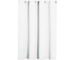 Verduisterende Gordijnen - Raambekleding - Slaapkamer Verduisteren - Zonlicht Blokkerend - 150x260 cm - Wit