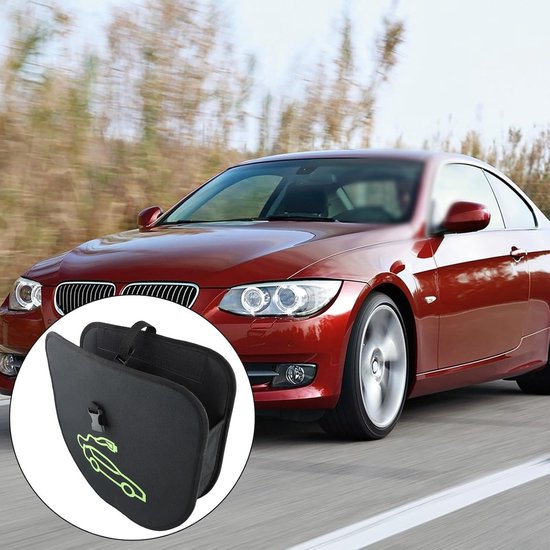 Oplaadkabel Tas - EV Kabel Organizer - Auto Opslag - Waterdicht Oxford Doek - 40x35x5 cm - Zwart — afbeelding 3