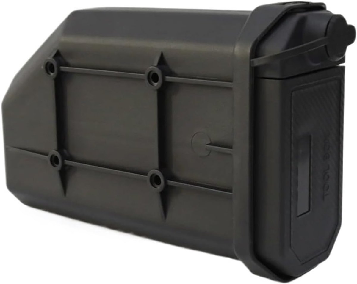Motorachterbanktas - Opbergdoos Motor - Veilig Spullen Vervoeren - Volledig Waterdicht - 2.54x2.54x2.54 cm - Zwart