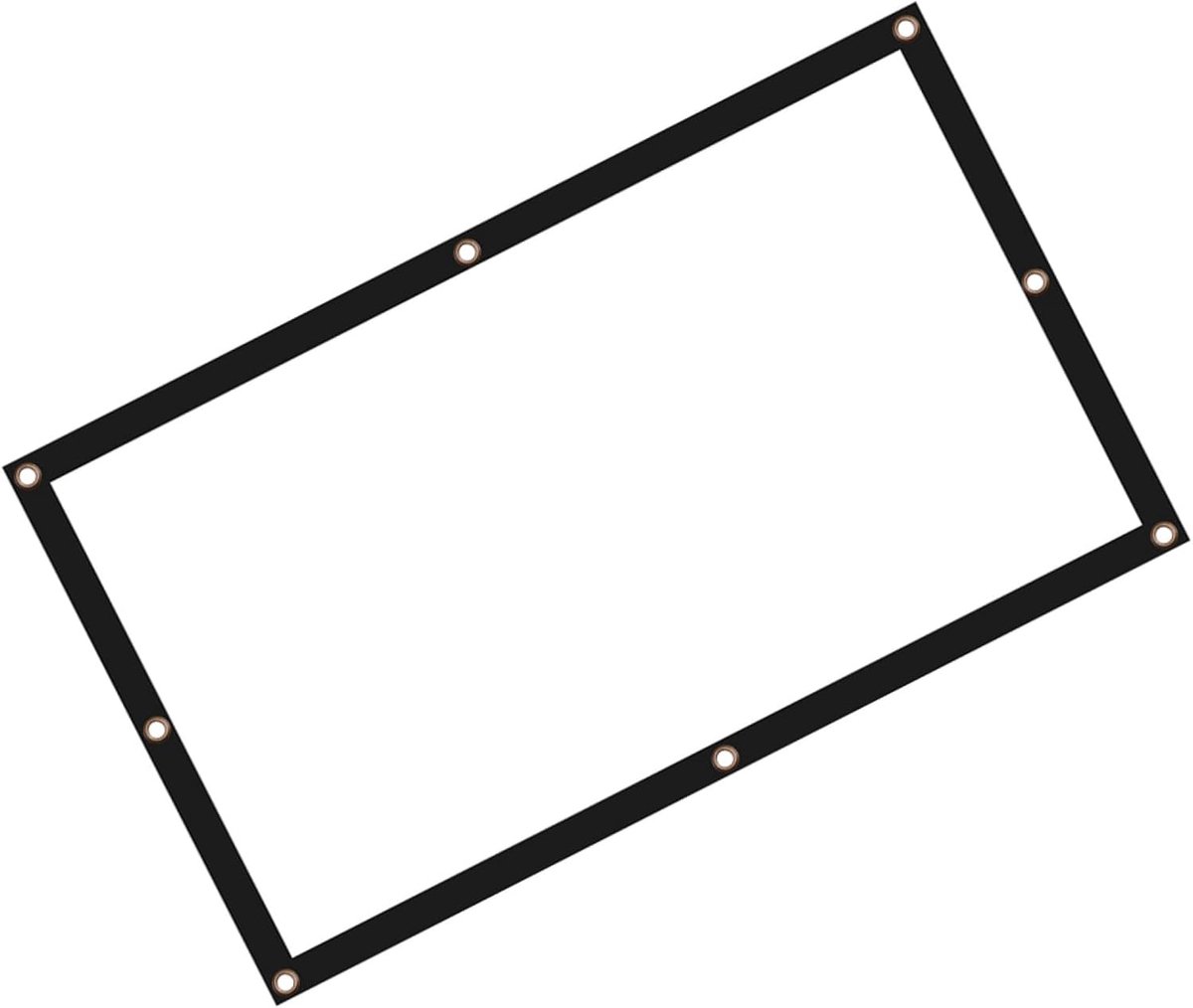 Projectiescherm - Presentatiescherm Film - Thuisbioscoop Creëren - Gelijkmatige Lichtverspreiding - 150 inch - Wit