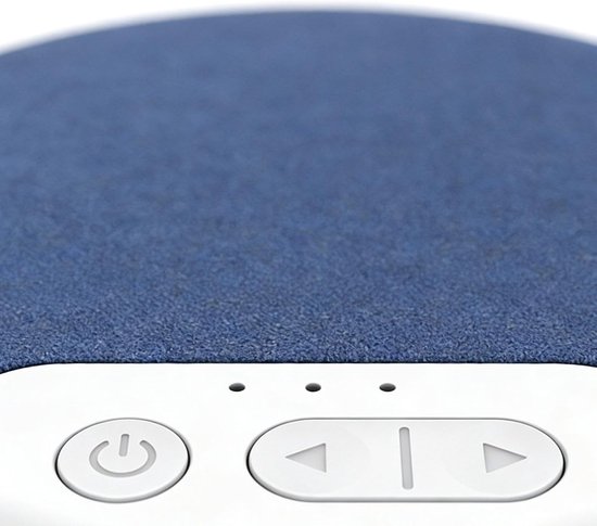 Kussenluidspreker - Platte speaker - Ontspannen slapen - Met timer - 2.5 cm dik - Blauw — afbeelding 5
