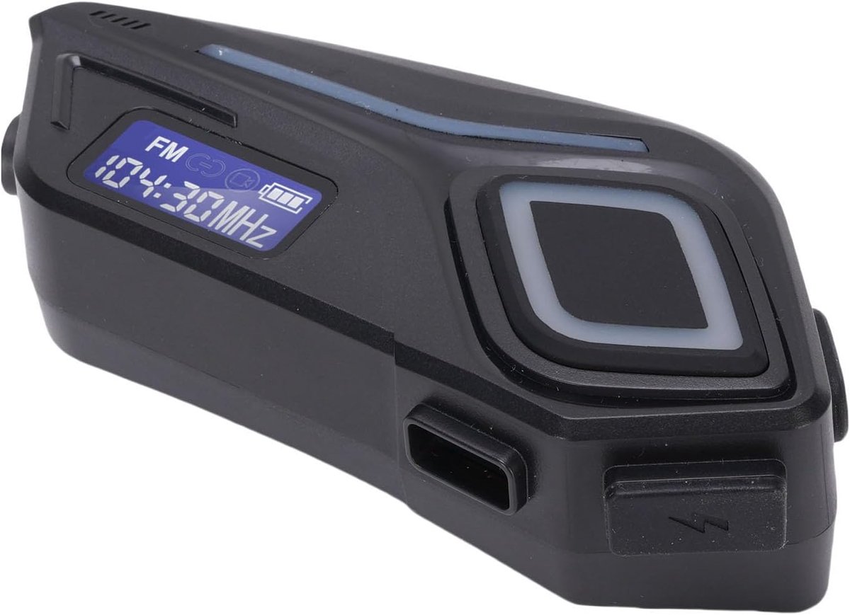 Motorhelm Oortjes - Motor headset intercom - Veilig Communiceren - Automatisch Antwoord - 40mm Speaker - Zwart