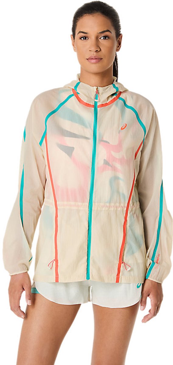 ASICS Limited Series Road Packable Jacket Hardloopjack – Birch Running Packable Beige