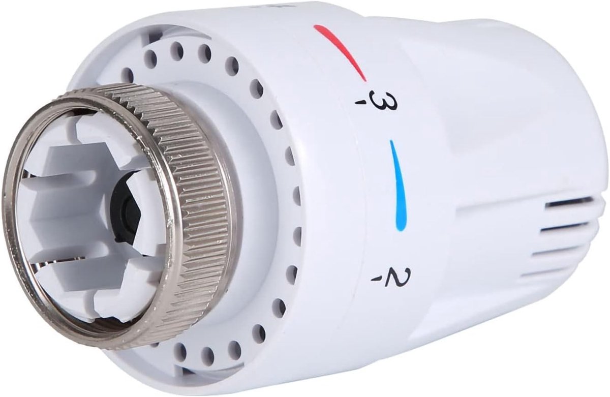 SnelShoppen - Thermostatische Radiator Ventiel Messing Temperatuur Regelklep met Draadinstallatie voor Efficiënte Warmteafgifte