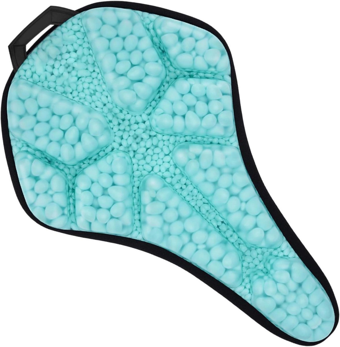 Fietszadelkussen - Fietszadelhoes Zadeldekje - Comfortabel Fietsen - Schokabsorberende Technologie - 28.5 x 18.5 cm - Groen