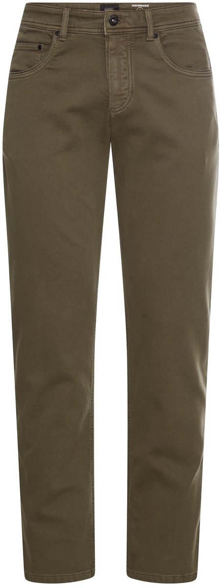 camel active fleXXXactive©broek Regular Fit - Maat menswear-36/34 - Olijfgroen
