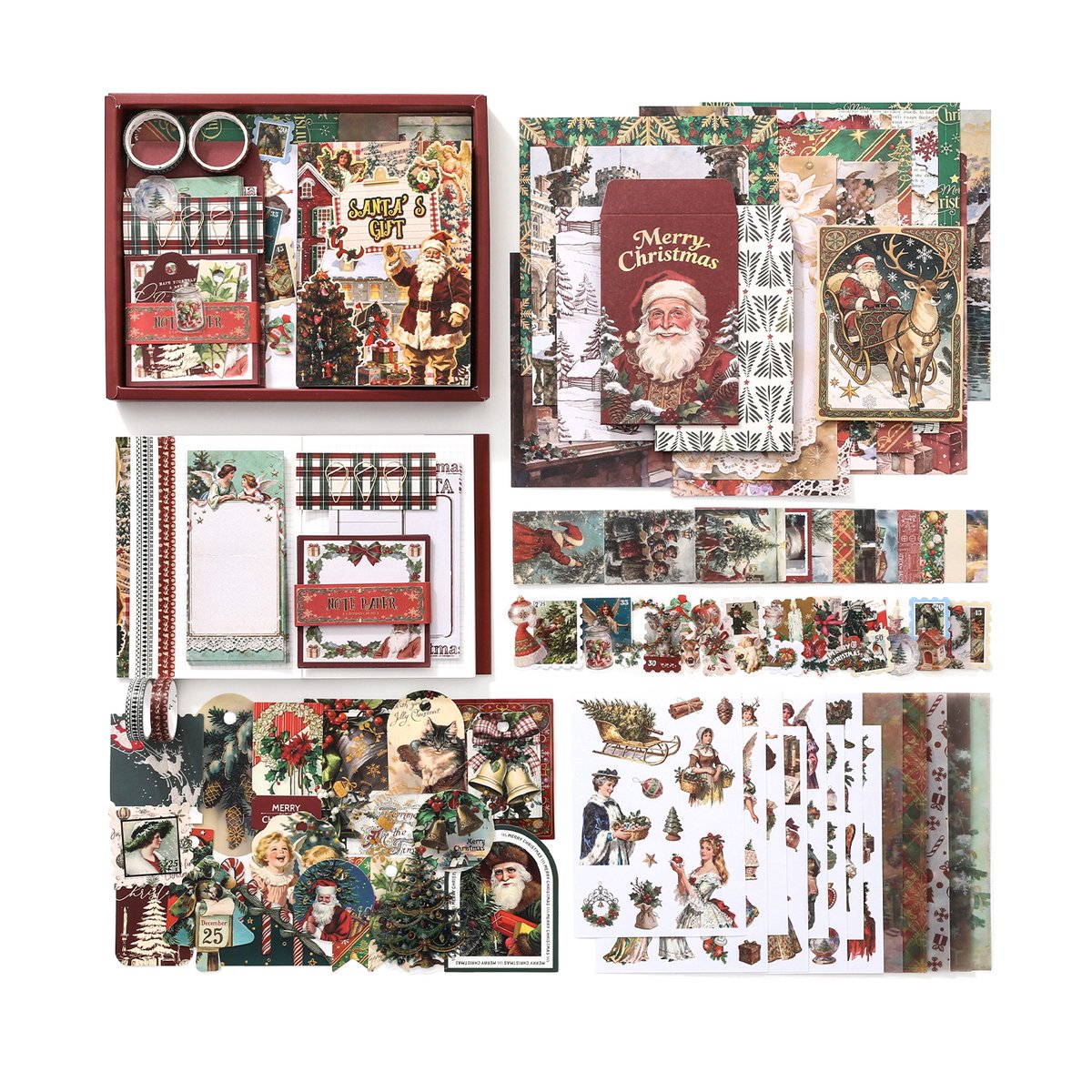 SIMNO® Bullet journal set A6 - 195-delig - Kerstcadeau