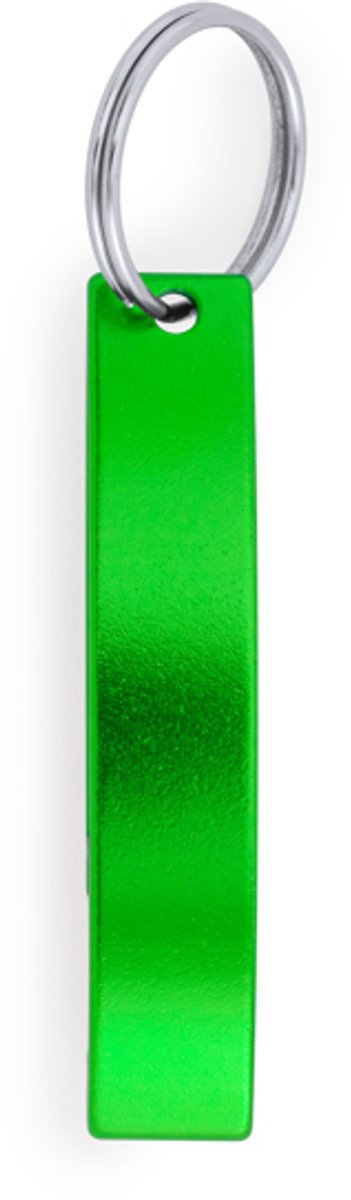 50 pack Sleutelhanger opener van aluminium Groen