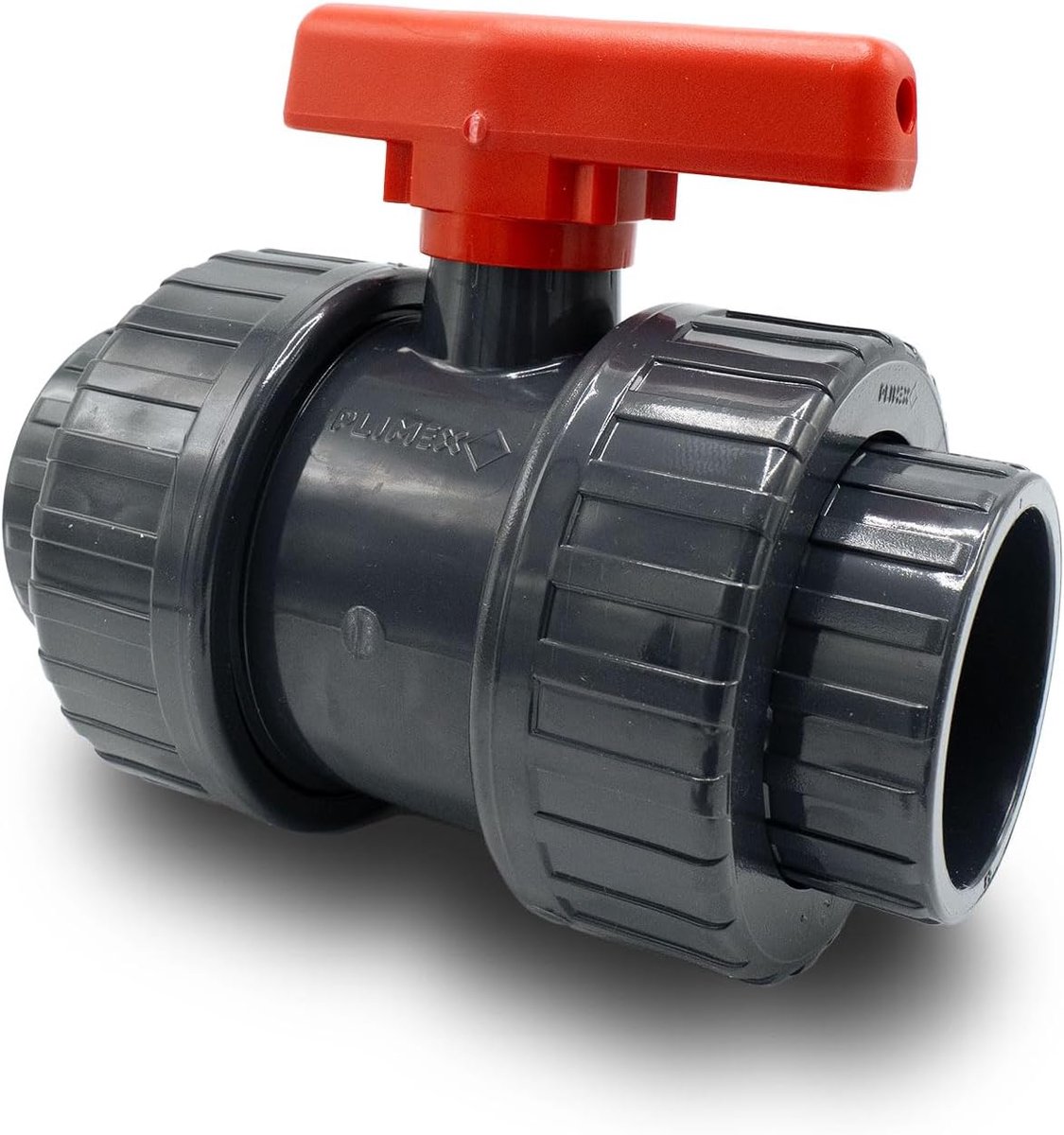 kogelkraan 63 mm PN16 2-weg - bm146 | Afsluitkraan met lijmmoffen en fittingen voor zwembad, vijverbouw en PVC verbinding 2 inch