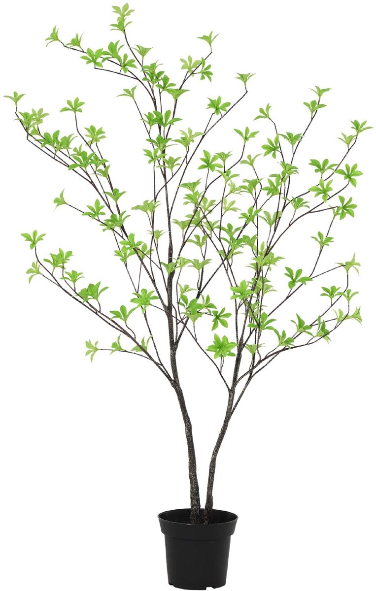 Trendyplants - Kunst Tropaeolum - Oost-Indische Kers - Kunstplant - Hoogte 110cm - Potmaat Ø15cm