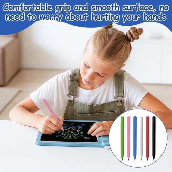 6 stuks reservepennen voor lcd-schrijfbord, tabletpen voor — afbeelding 4
