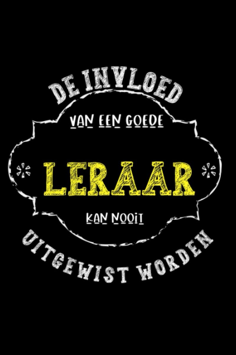 Notitieboek A5 gelinieerd - leuke cadeau voor leraar - afscheidscadeau leerkracht - blijvende herinnering - ShopVlot